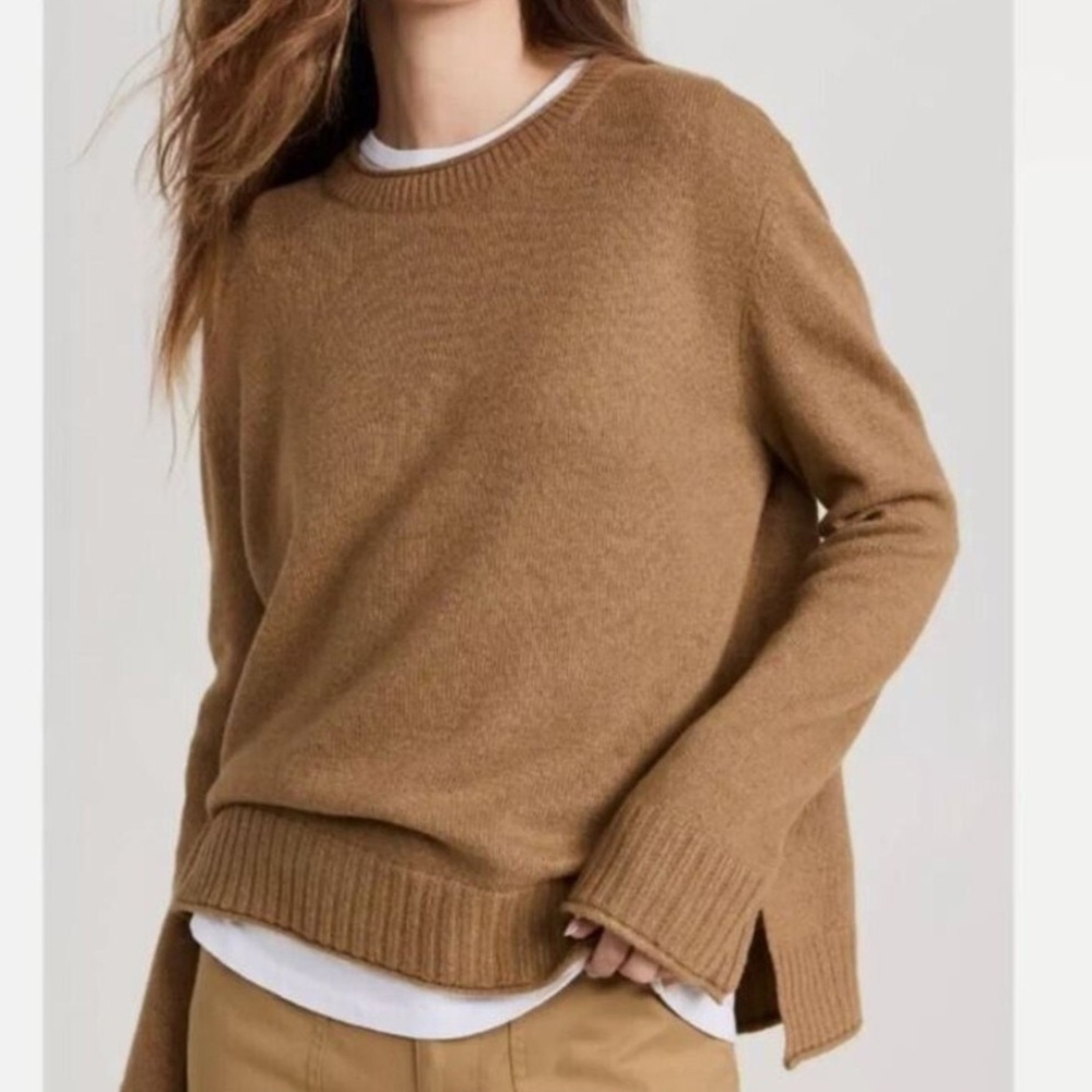 Jenni Kayne Brown Crew Neck Sweater